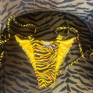 Wild Fable Yellow and Black Tiger Print Kids One Piece